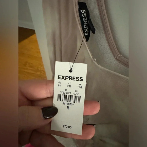 Express pink tie dye casual dress - Picture 3 of 4